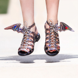 Winged Gladiator Sandals