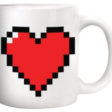 Pixel Heart Morphing Mug