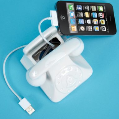 Porcelain Rotary iPhone Cradle