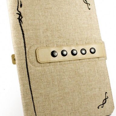 Natural Hemp case cover Stand for Galaxy Tab 10.1