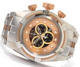 81% Discount: Invicta  Men’s Rose Tone Stainless Steel Watch