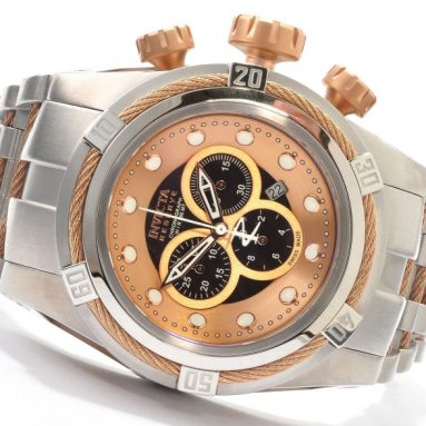 81% Discount: Invicta  Men’s Rose Tone Stainless Steel Watch