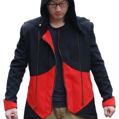 Assassin’s Creed III Connor Kenway Coat Jacket Hoodie Cosplay Costume