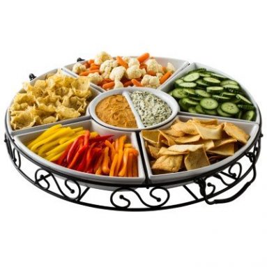 Compartmented Appetizer Server