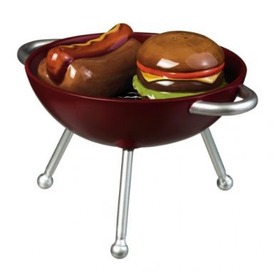 BBQ Hamburger and Hot Dog Salt and Pepper Shaker Set