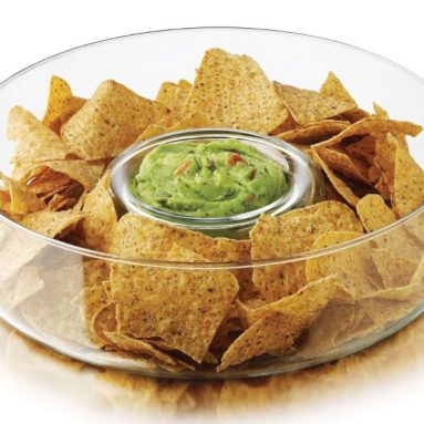 Libbey Selene 1-Piece 11-Inch Diameter Chip and Dip