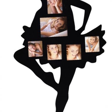 Black Wood Wall Haning Collage Photo Picture Frames