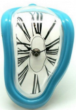 Light Blue Modern Melting Clock