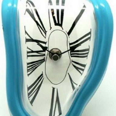 Light Blue Modern Melting Clock
