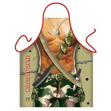 Military Man Sexy Kitchen Cooking Apron
