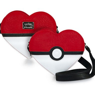 Poké Ball Heart Crossbody Bag