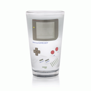 Nintendo Game Boy Color-Changing Pint Glass