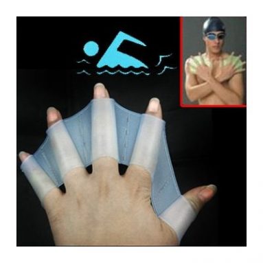 Silicone Swim Gloves