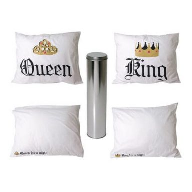 King and Queen Pillow Case