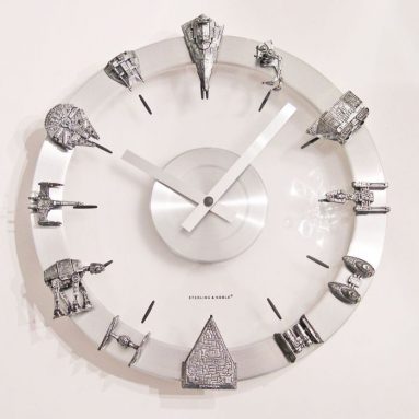 Star Wars Clock Starships and Fighters Clock
