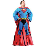 Superman Blanket with Sleeves returns