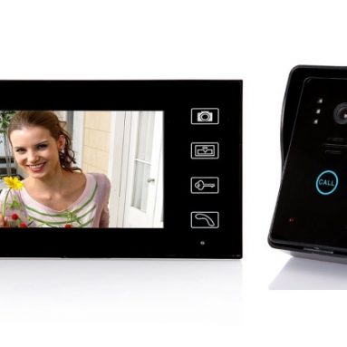 2.4G 7″ TFT Wireless Video Door Phone Intercom Doorbell