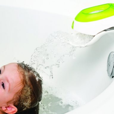 Faucet Cover with Bubble Bath Dispenser