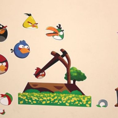 Angry Birds Removable Wall Decals/Stickers