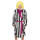 Beetlejuice Striped Suit Hooded Robe