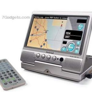 Portable Combination Navigation and DVD System