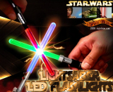 STAR WARS LED Lightsaber Carabiner Flashlight