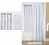 Movie Word Search Shower Curtain