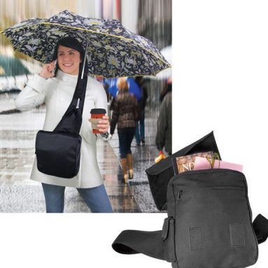 Hands Free Umbrella Holder and Bag