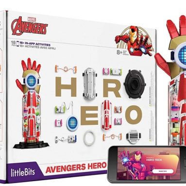 littleBits Avengers Hero Inventor Kit – Kids 8+ Build & Customize Electronic Super Hero Gear
