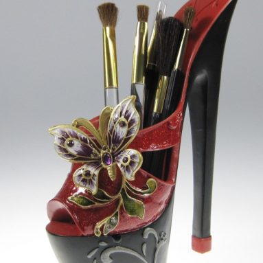 Brush Holder Shoe For Makeup