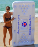 Floating Beer Pong Table with Cooler