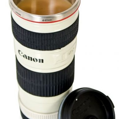 Canon Camera Lens Flask