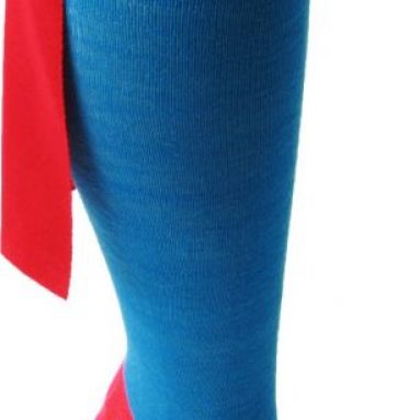 Superman Knee High Cape Sock