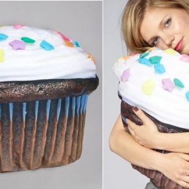 Sweet Dreams Cupcake Pillow