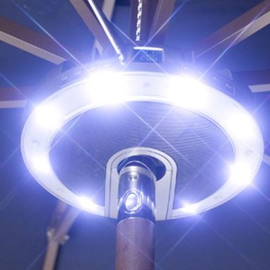 Umbrella Pole iPod Doc and Light