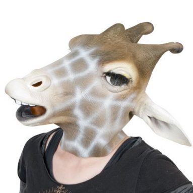 Latex Giraffe Mask