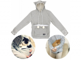 Cat, dog cuddle pocket clothing