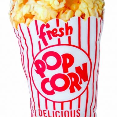 Popcorn Retro 3D Pillow