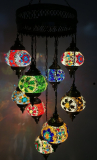 Mosaic lamp chandelier moroccan lighting light