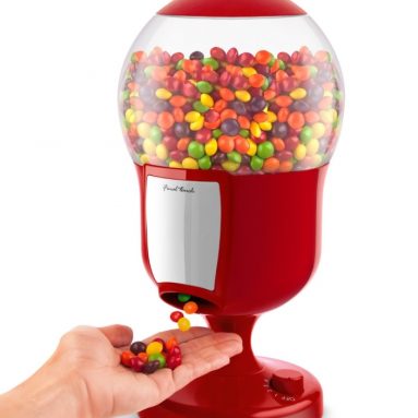 Motion activated candy dispenser
