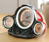 Motor Clock Digital & Analog Alarm Clock