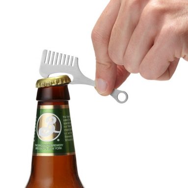 moustache comb bottle opener
