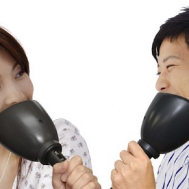 Soundless singing microphone for iPad, iPhone, smartphone