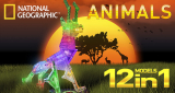 Laser Pegs National Geographic Animals 12 in 1