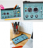 Control panel pencil case