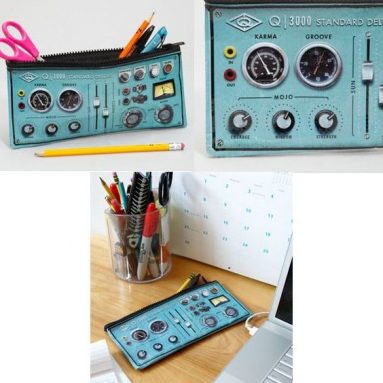 Control panel pencil case