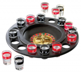 Round Roulette Wheel Shot Glass Set