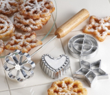 Rosette Pastry Desserts Iron Set For Fried Dough Pastries