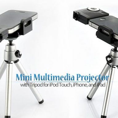 Mini Multimedia Projector with Tripod