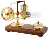 Solar 24ct Gold Plated Stirling Engine